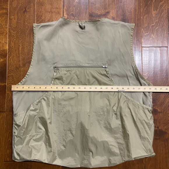 Ozark Trail Outdoors Vintage Fishing Hiking Vest Full Zip Khaki Tan Men's 2XL - Picture 6 of 7